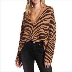 Rails animal print sweater